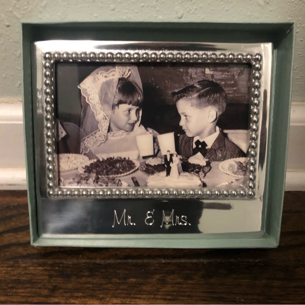 Mariposa Mr & Mrs picture frame